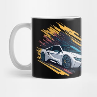 BMW i8 Vintage Car Mug